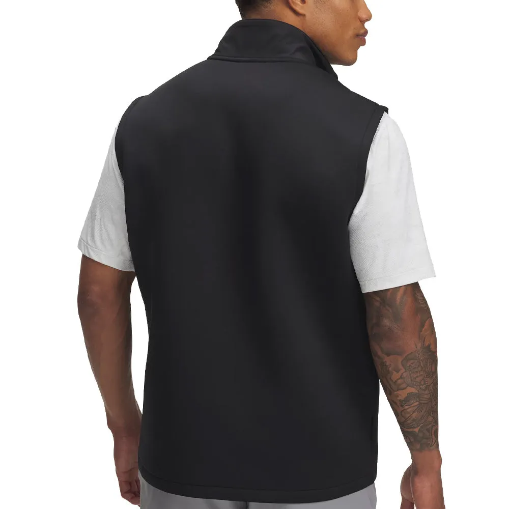 Under Armour Drive Pro Storm Hybrid Gilet - Black/Metallic Silver Flame Retardant Material