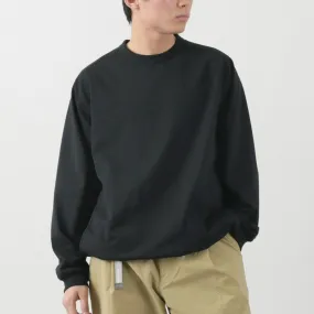 NANGA / Eco Hybrid Oversized Long Sleeve T-Shirt Simple and Chic Reinforced Shoulder Seams