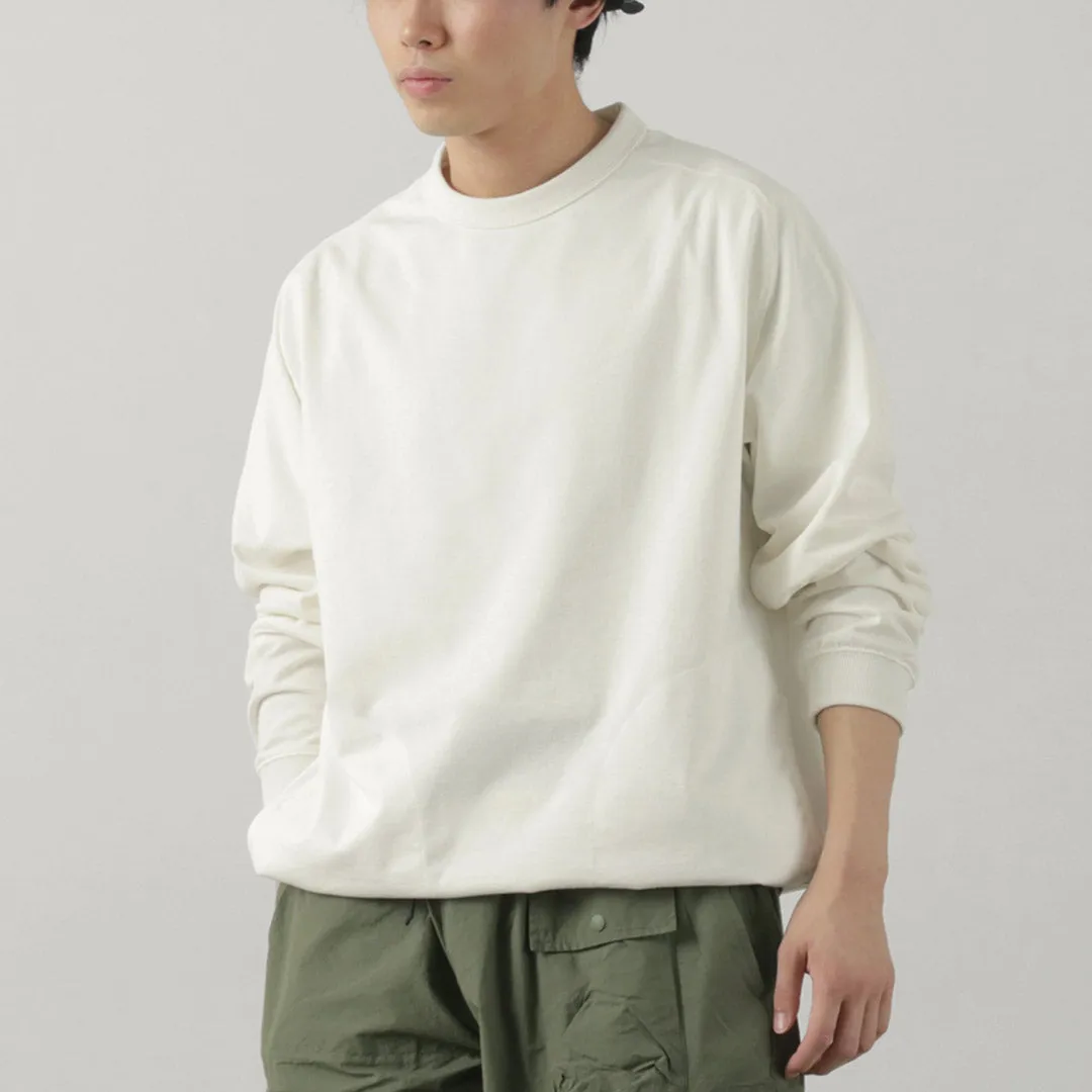 NANGA / Eco Hybrid Oversized Long Sleeve T-Shirt easy to pair Layering Essential