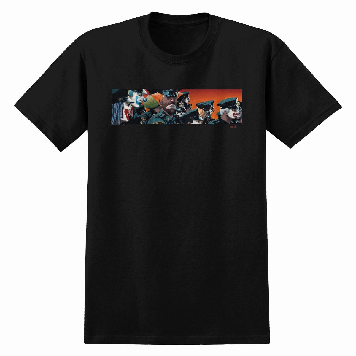 Real Clown Cops T-Shirt - Black Fresh Outfit Fit for Everyone