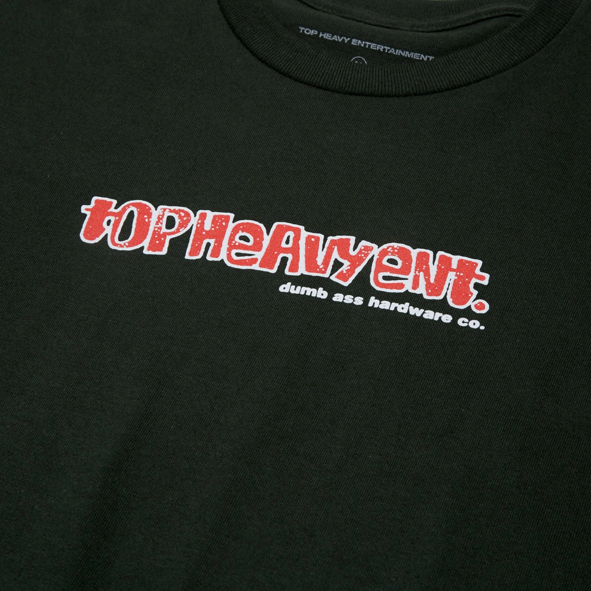 Biodegradable Textile Top Heavy Bruv T-Shirt - Forest