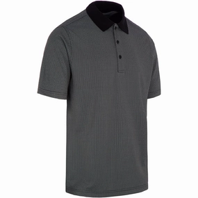 Daily Comfort Perfect Layer ProQuip Pro Tech Double Jacquard Polo Shirt - Black