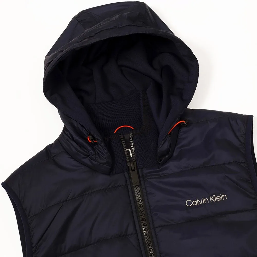 Calvin Klein Somme Valley Hybrid Gilet - Peacoat Core