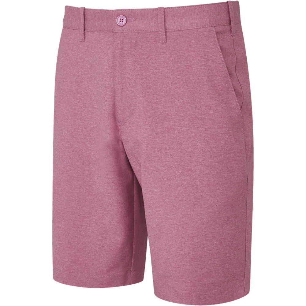 Ping Bradley Shorts- Raspberry Marl Flatlock Seams Soft Touch