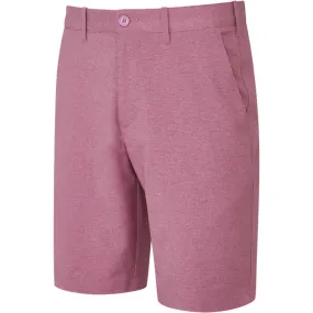 Ping Bradley Shorts- Raspberry Marl Flatlock Seams Soft Touch