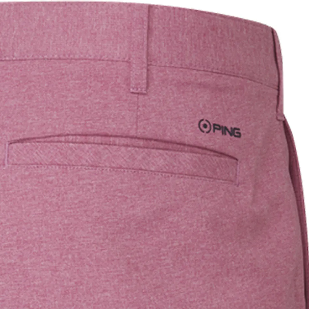 Ping Bradley Shorts- Raspberry Marl Smooth Flatlock Seams Reinforced Stitching
