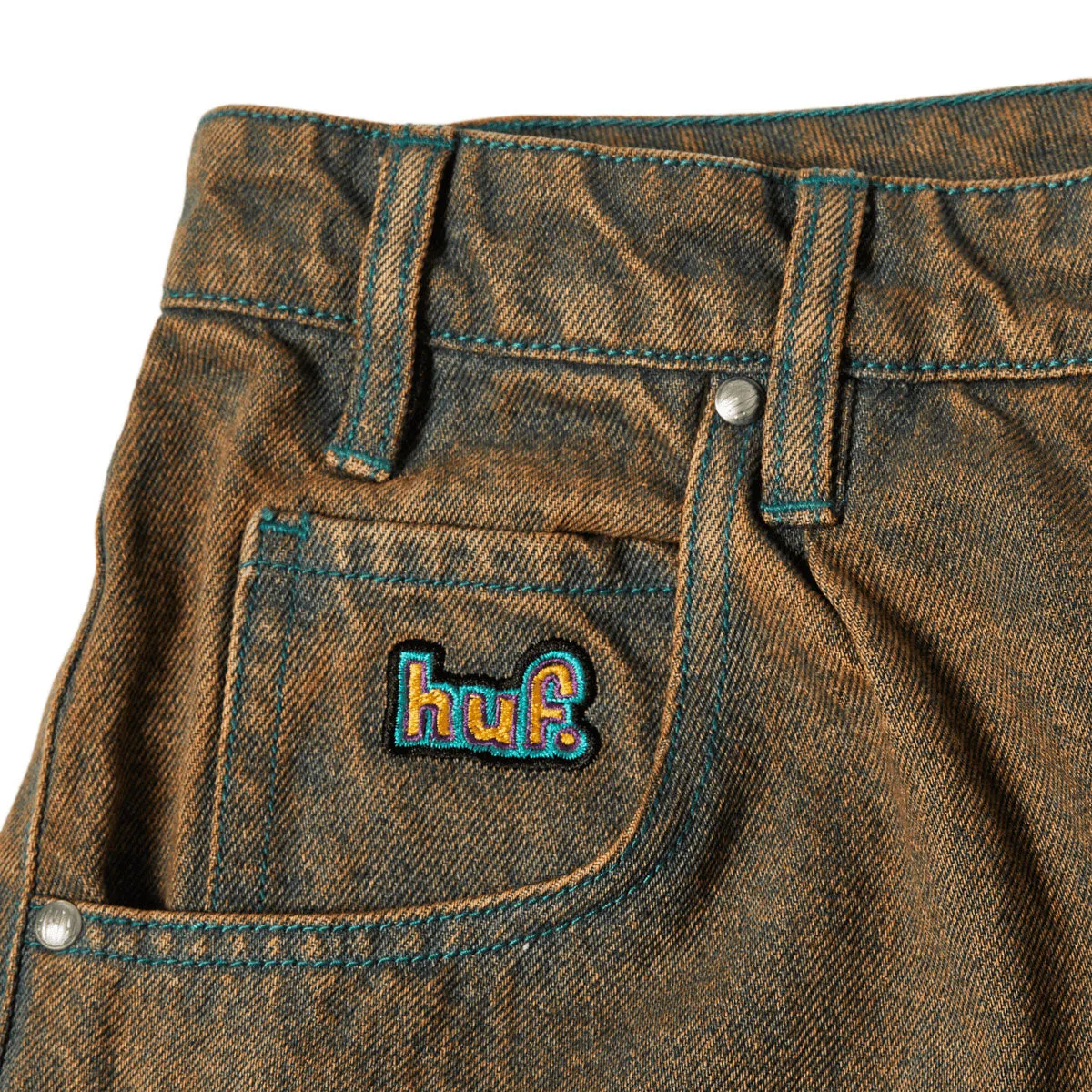 Running Gear Warm Day Outfit HUF Cromer Shorts - Burnt Blue
