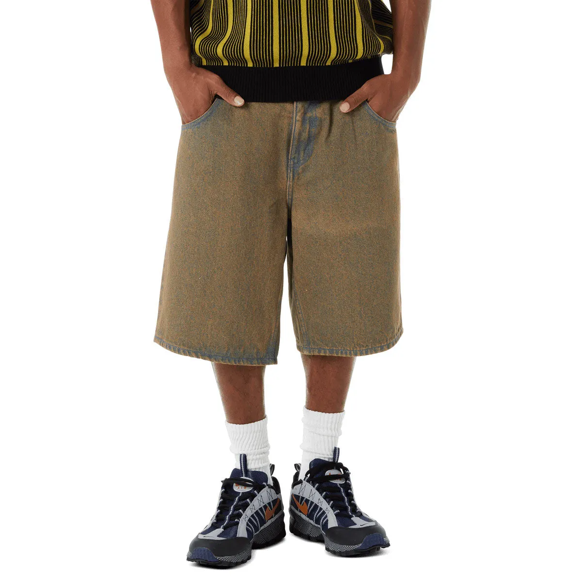 HUF Cromer Shorts - Burnt Blue Compact Storage Feature Easy Adjust Drawcord