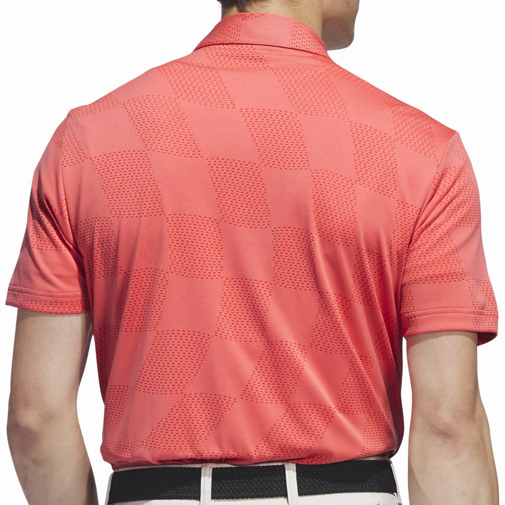 adidas Textured Polo - Preloved Scarlet Stylish and Easygoing Value for Money