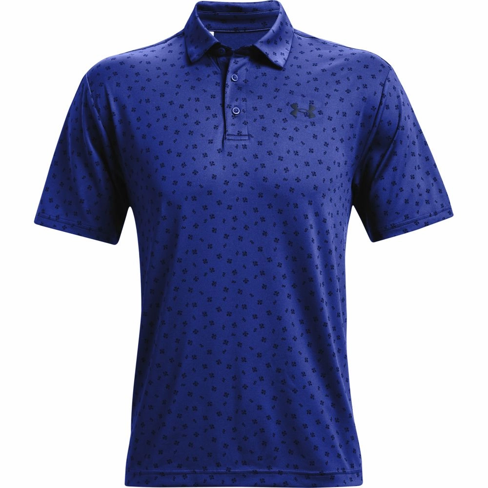 soft fit RibbedNeckBanding Under Armour Playoff Polo 2.0 Shirt - Royal/Academy