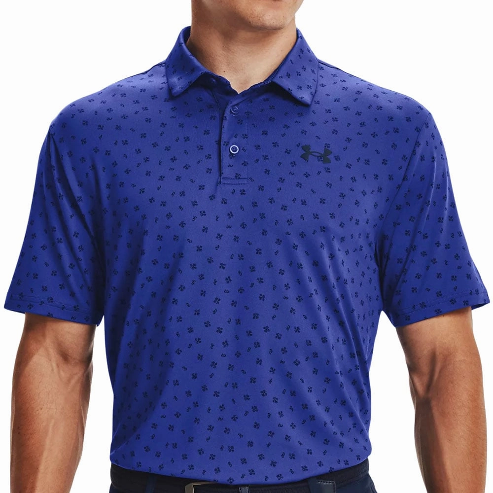Functional Style Under Armour Playoff Polo 2.0 Shirt - Royal/Academy
