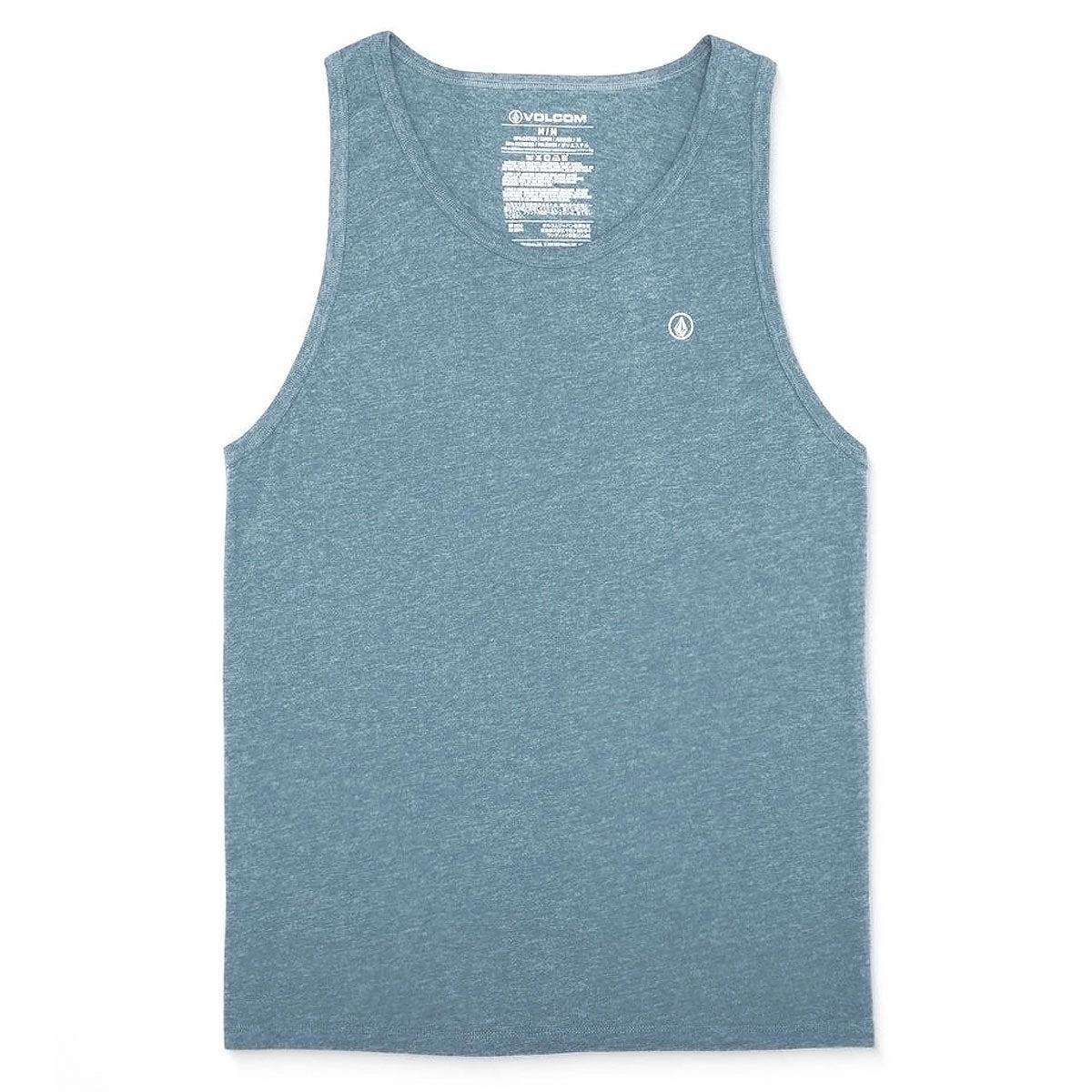 Volcom Solid Heather Tank Top - Stormy Blue 2025 Benefit Position
