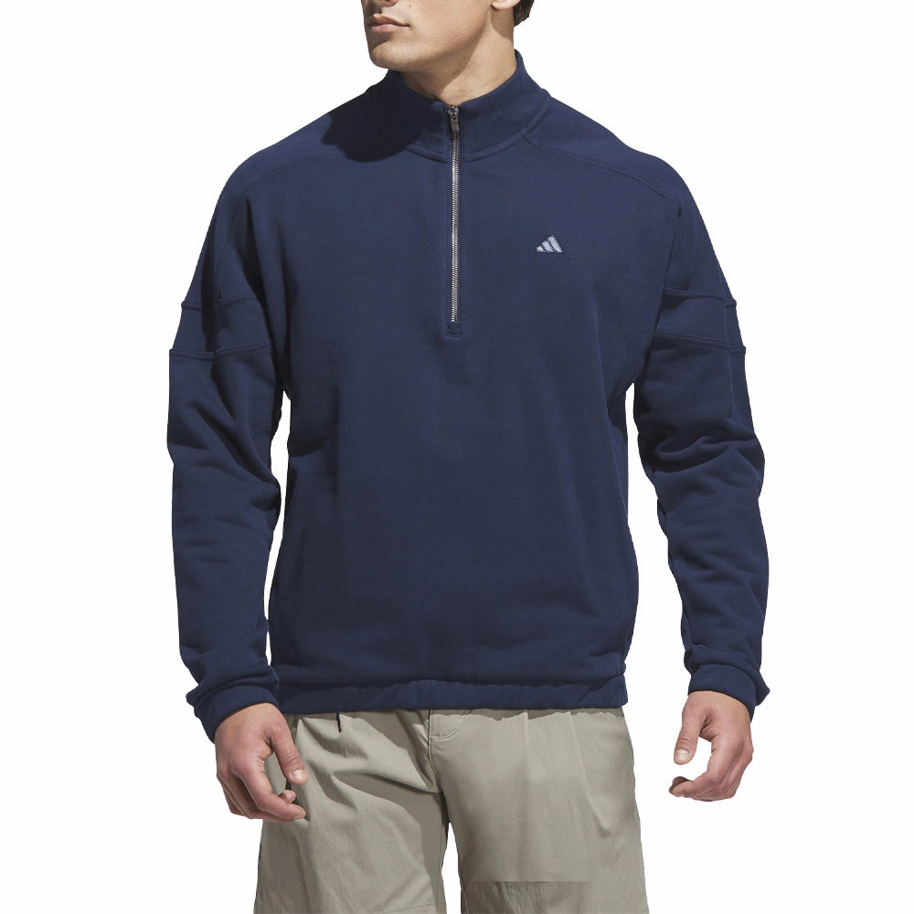 Cozy Choice Comfortable Style adidas Go-to Heritage Loose 1/4 Zip - Collegiate Navy