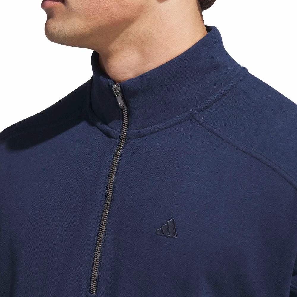 Layered Style product nautical charm adidas Go-to Heritage Loose 1/4 Zip - Collegiate Navy