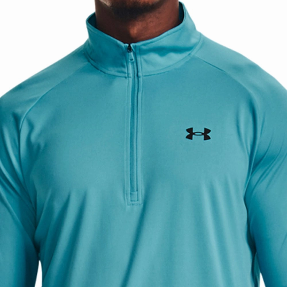 Under Armour Tech 2.0 1/2 Zip Pullover - Glacier Blue active top Modern