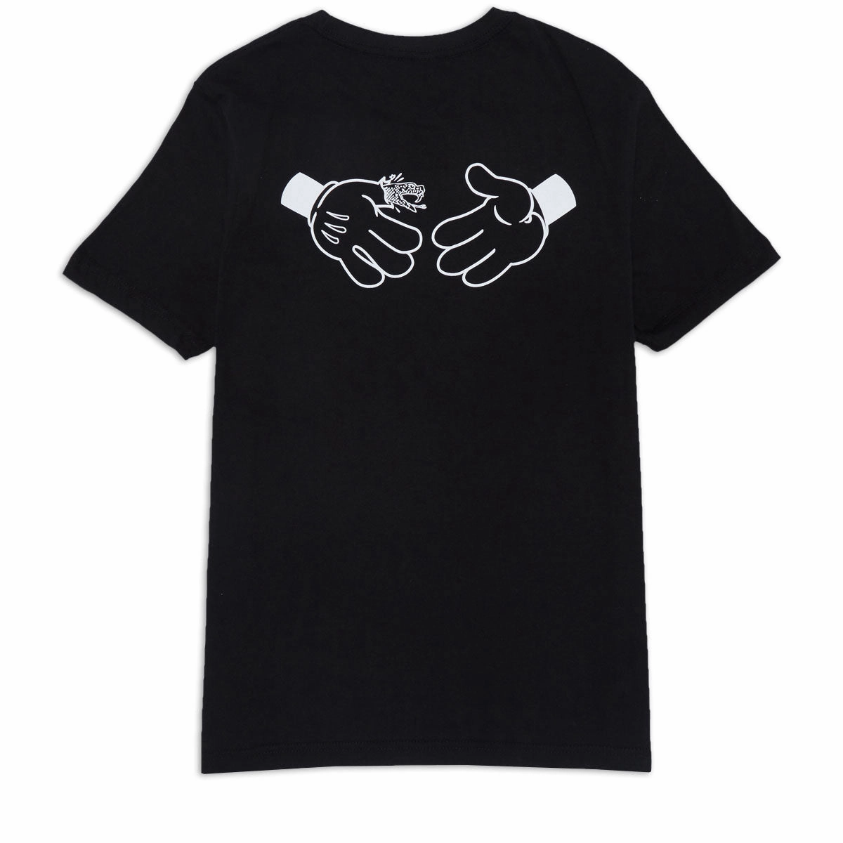 Anti Odor Technology Sporty and Stylish Doom Sayers Toon Shake T-Shirt - Black