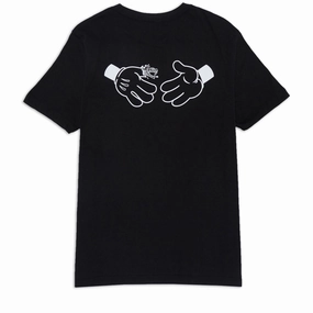 Chic Comfort Style Doom Sayers Toon Shake T-Shirt - Black