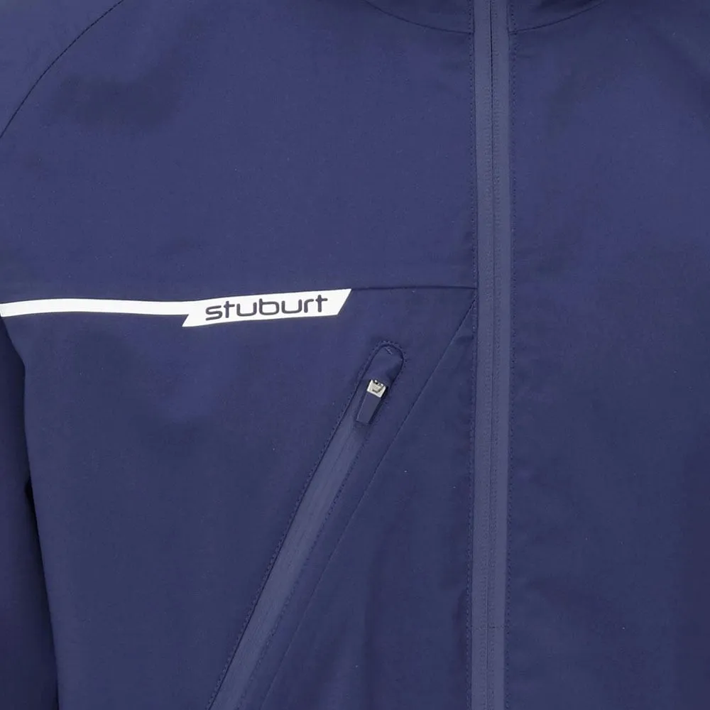 Flexible Material Tagless Neckline Design Stuburt Evolution Full-Zip Waterproof Jacket - Midnight