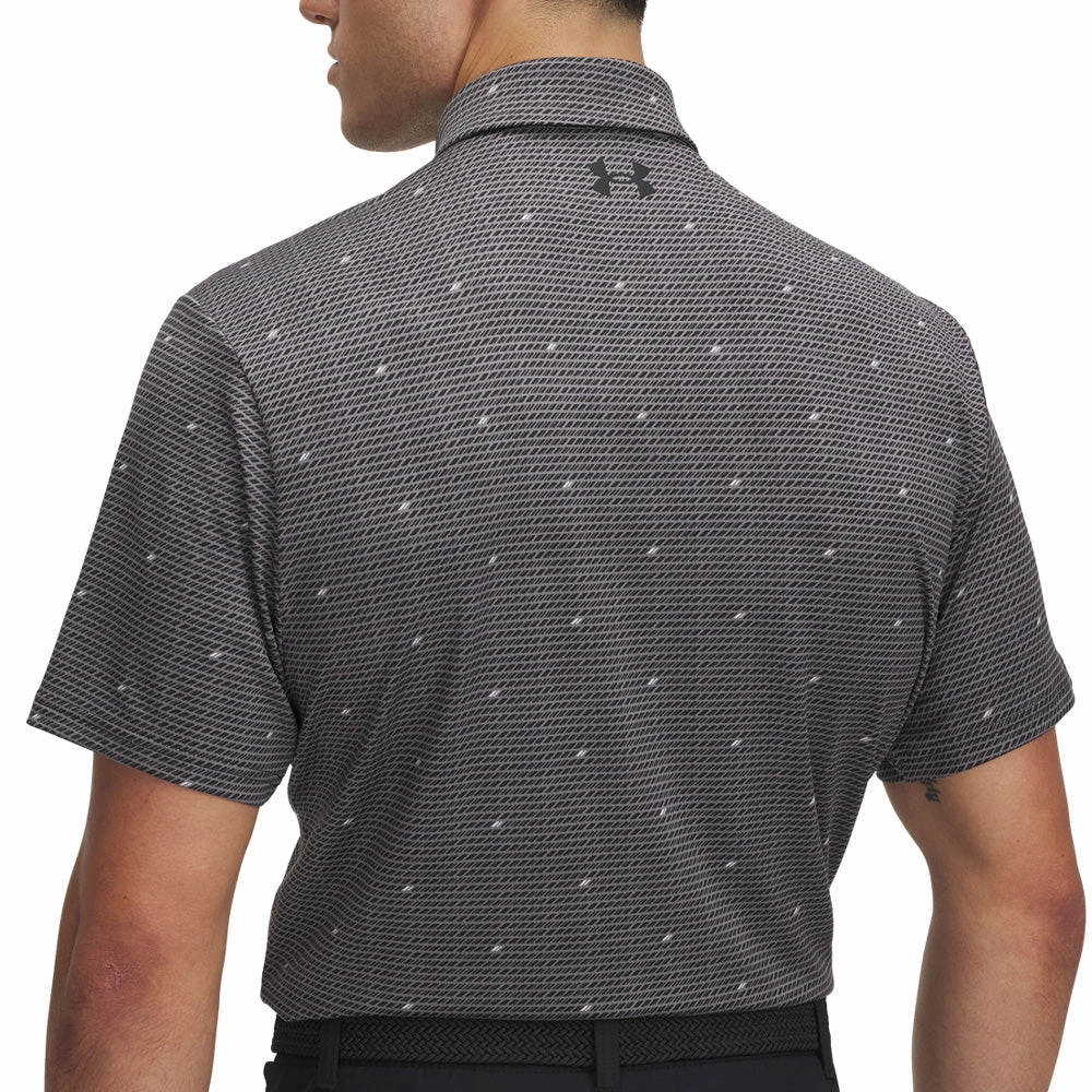 Trendy Comfort Under Armour Playoff 3.0 Printed Polo Shirt - Castlerock/Black