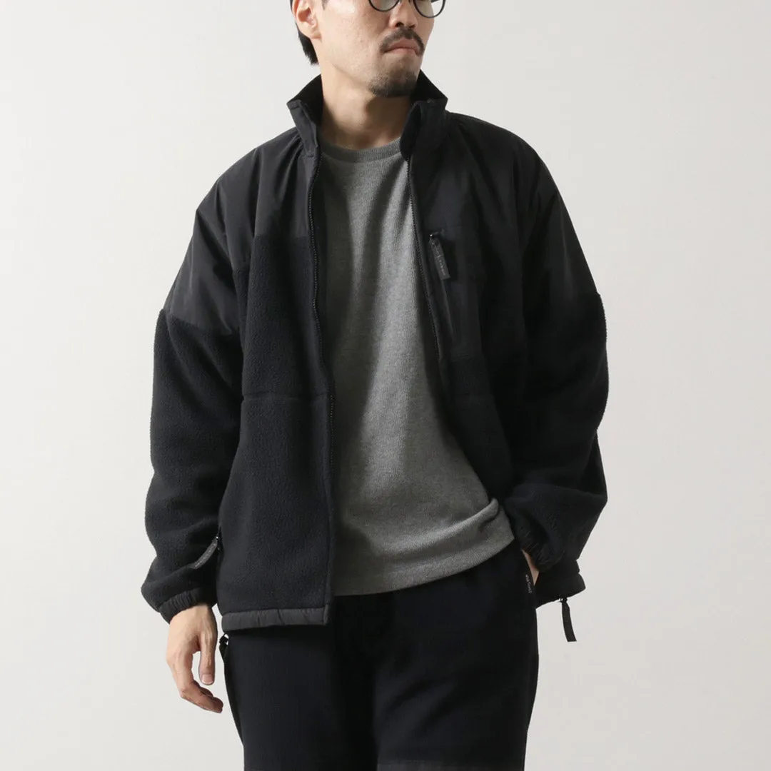 WHITE MOUNTAINEERING / WILD THINGS Collaboration Fleece Jacket Hard Cover Magnetic Fasteners