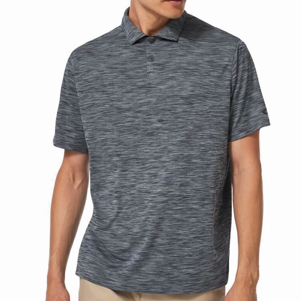 High-Quality Cotton Effortless Layer Oakley Aero Hydrolix Polo Shirt - Blackout Heather