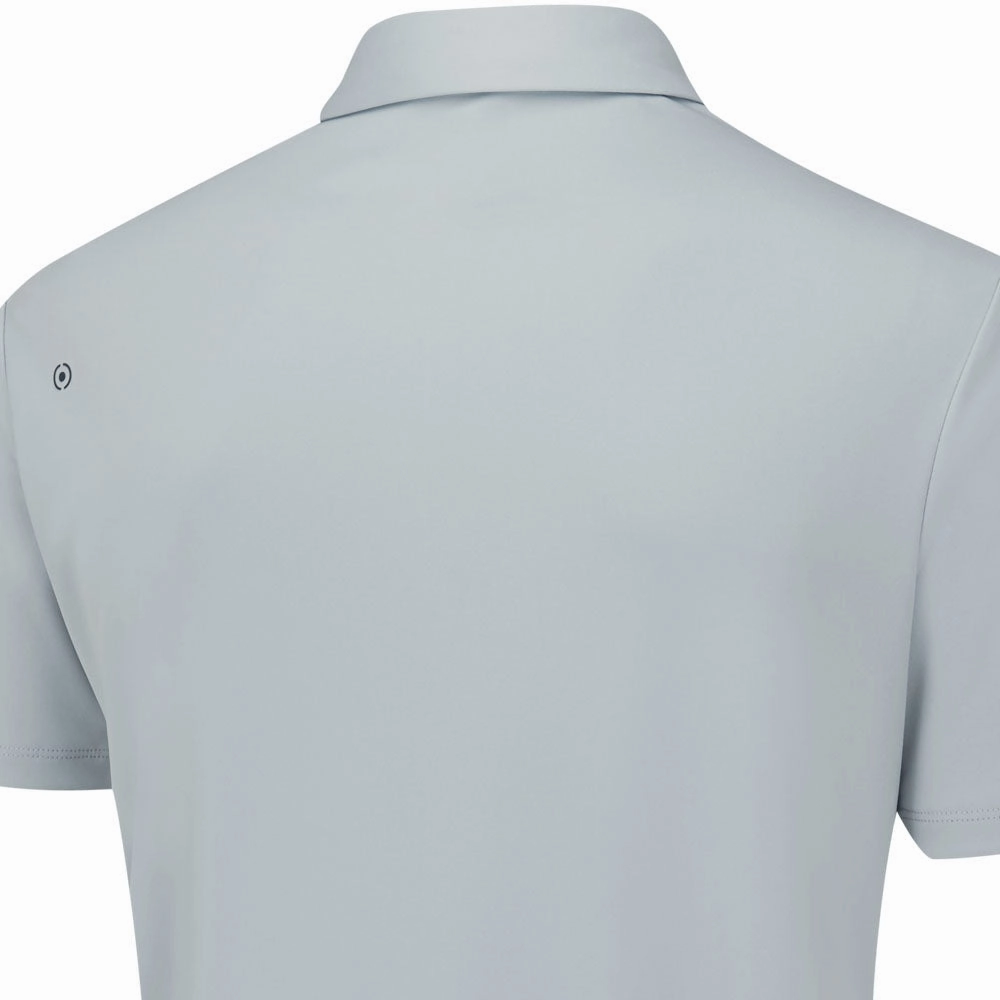 Cozy Touch Ping Arizona Cactus Print Polo Shirt - Pearl Grey