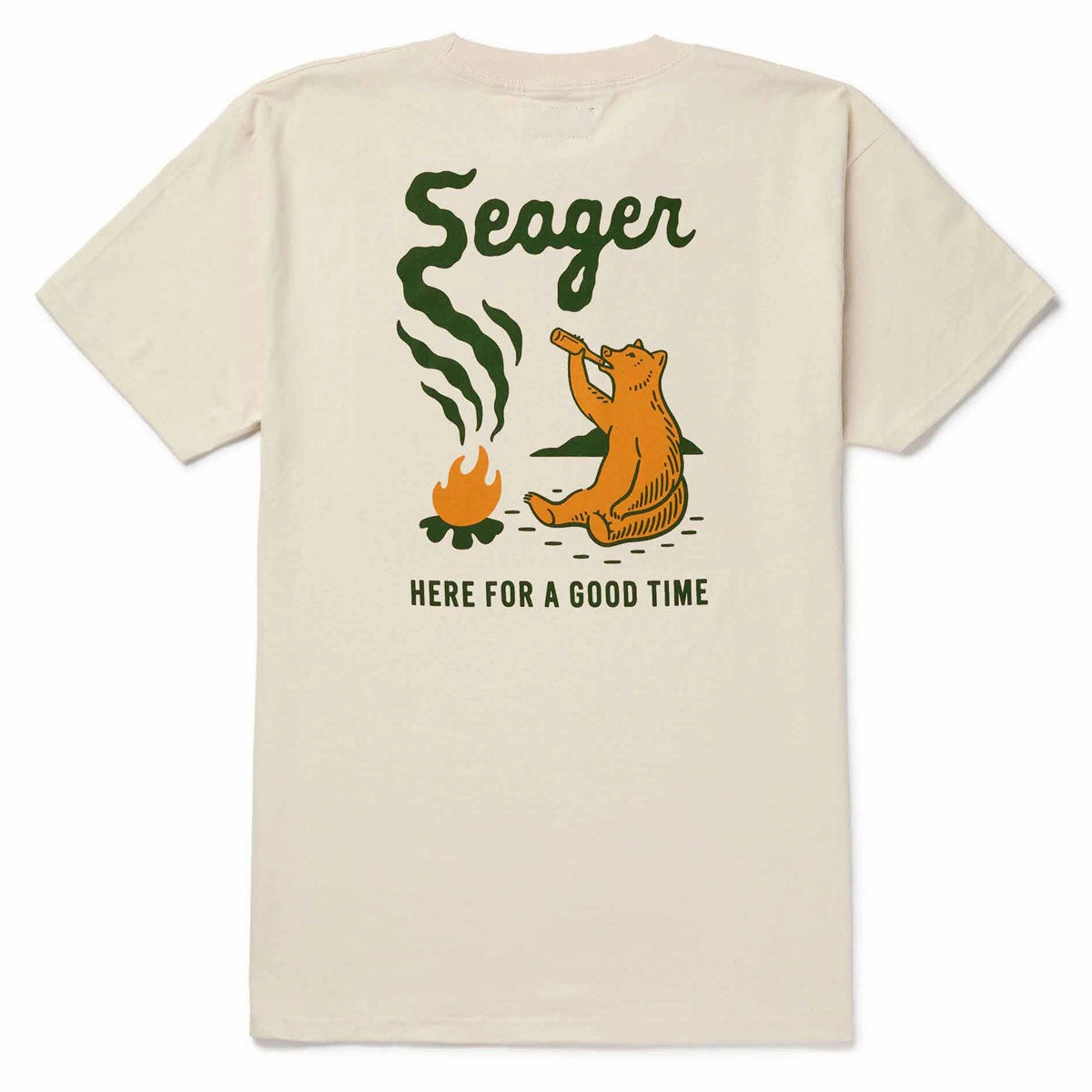 Seager Smokey T-Shirt - Cream Travel Comfort Style