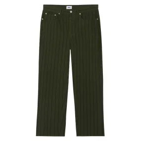 Soft Performance Obey Classic Baggy Stripe Denim Jeans - Duffle Bag Multi