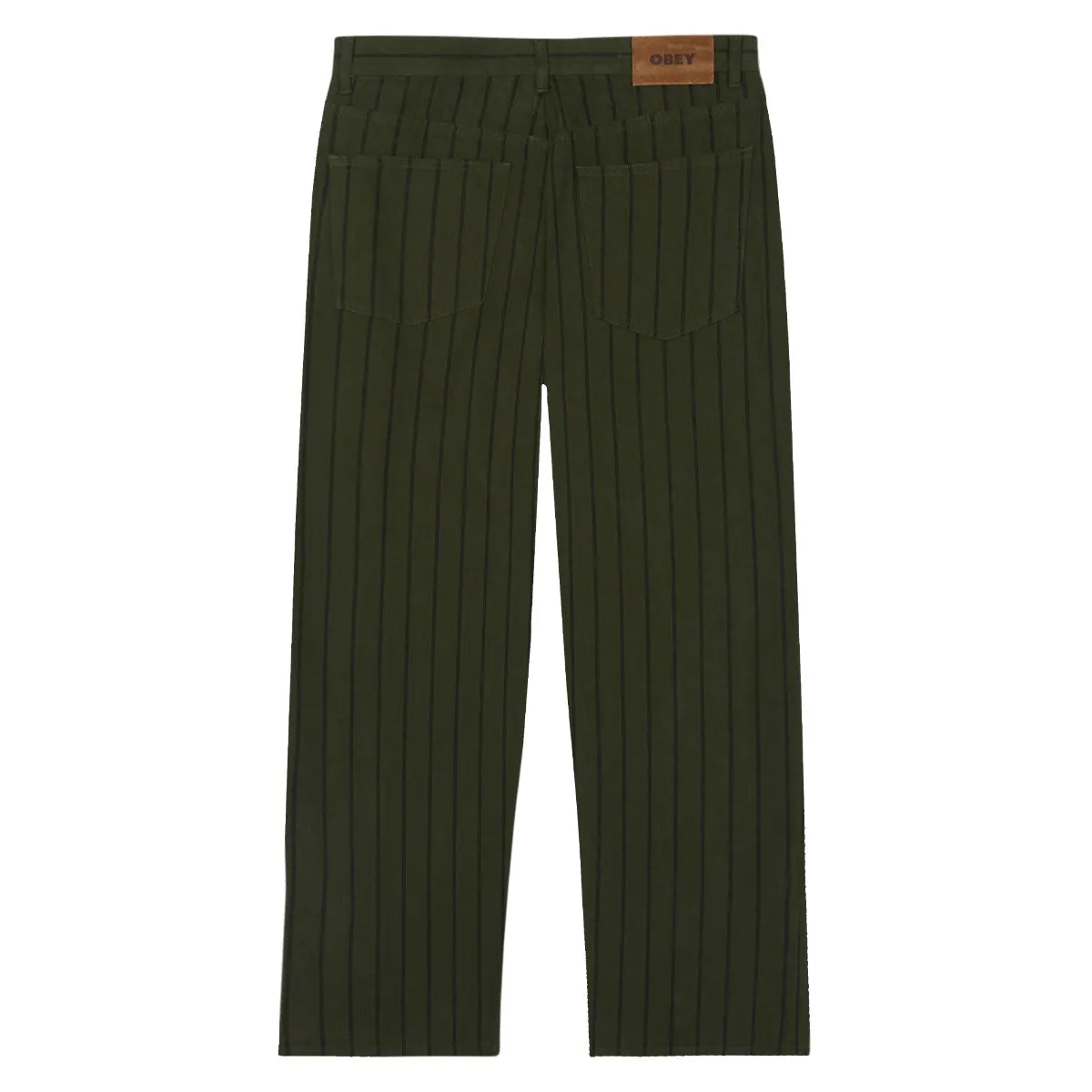Flattering Design Wear Obey Classic Baggy Stripe Denim Jeans - Duffle Bag Multi