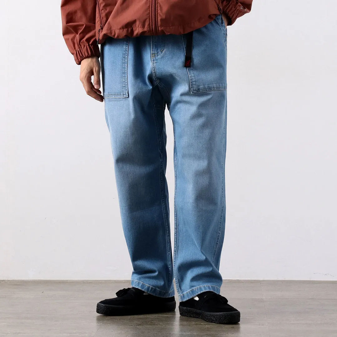 Spring Mood Bold Modern Look GRAMICCI / Stretch Denim Loose Tapered Ridge Pants