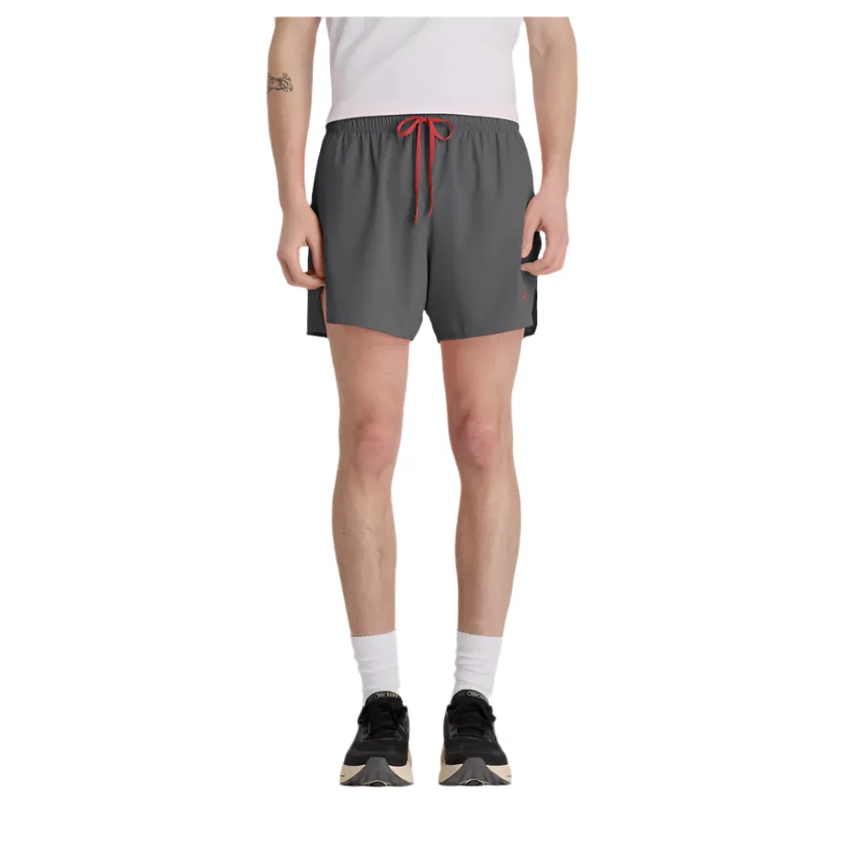 Sporty Chic New Balance Men's RC Ultra Light Split Short 5" in Urgent Red AW25