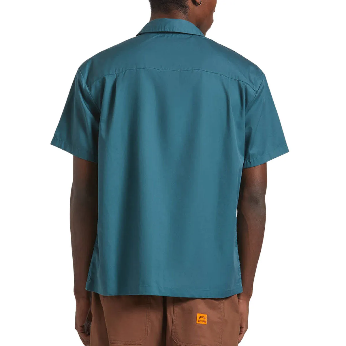 Brixton Mechanics Cru Shirt - Night Sage Athleisure Trend