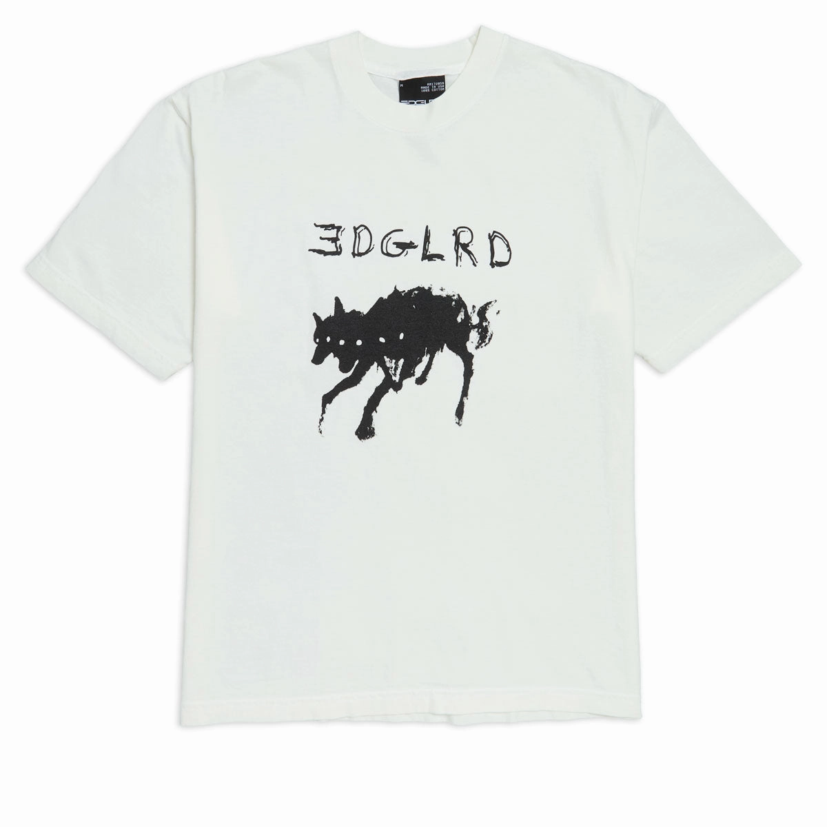 easy to pair Casual Must-Have EDGLRD Hell Hound T-Shirt - White