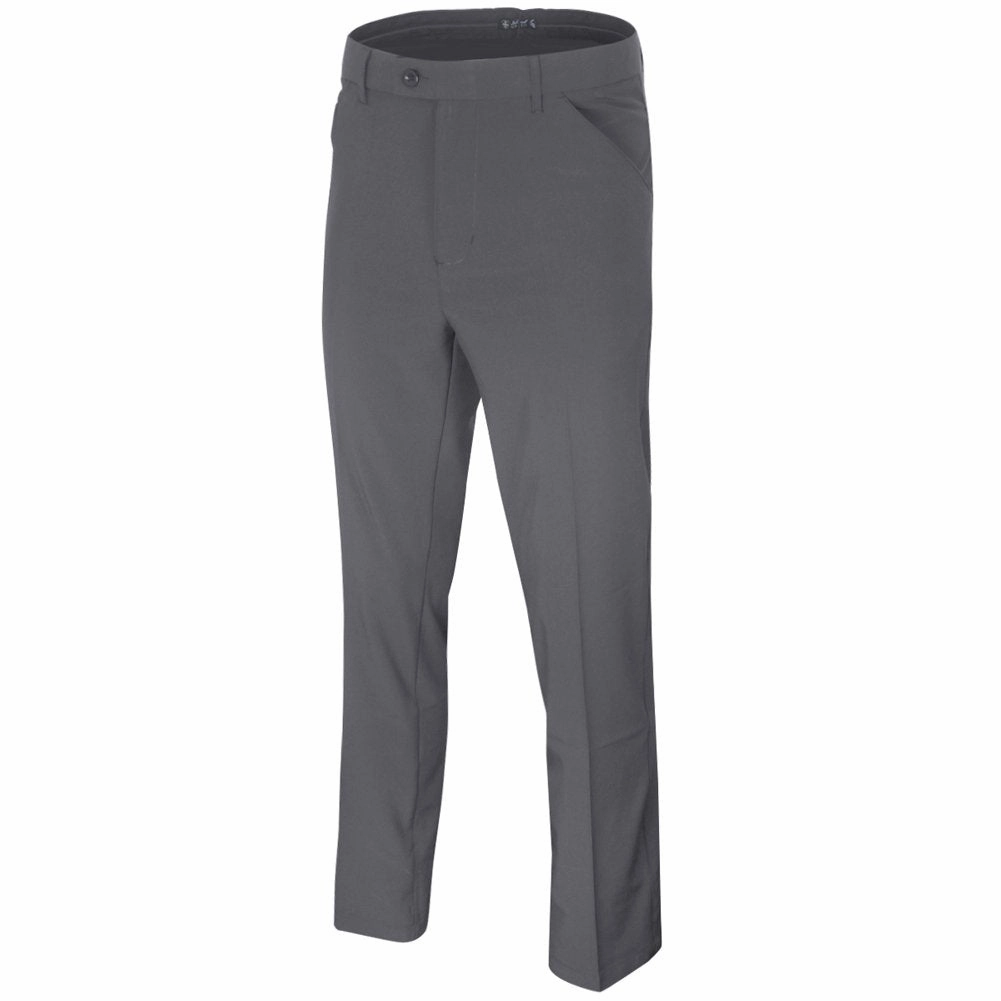Island Green Tapered Stretch Trousers - Charcoal Street Ready