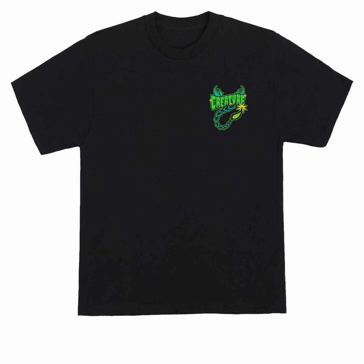 Creature Deadly Sands T-Shirt - Black Slim Fit Design Airflow Mesh Panels