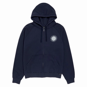 Non Fade Technology Spa wear Quasi Sunn Full Zip Hoodie - Navy