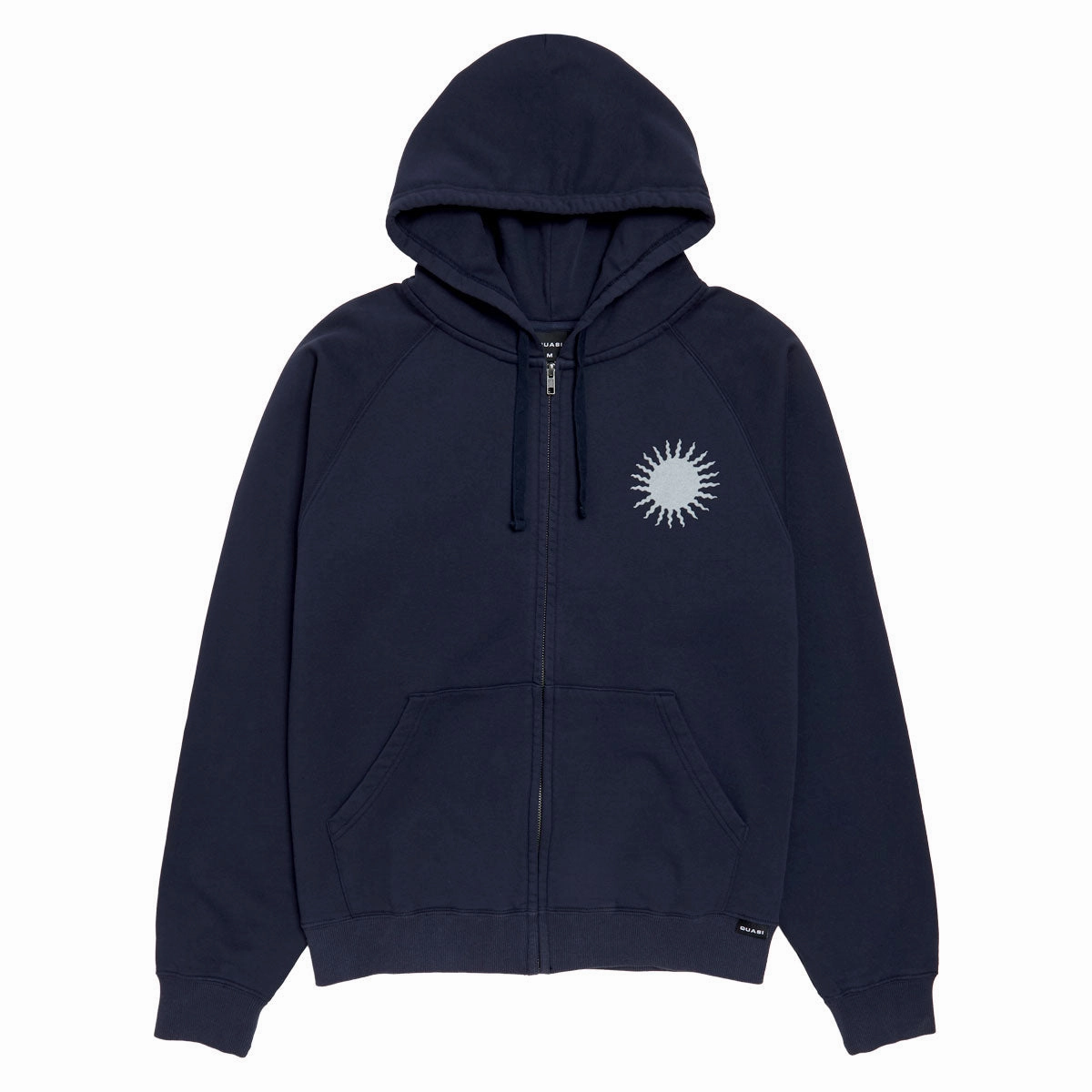 Non Fade Technology Spa wear Quasi Sunn Full Zip Hoodie - Navy