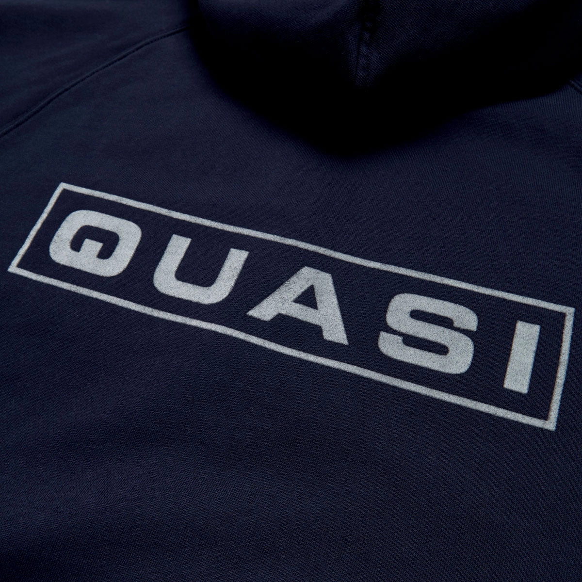 Quasi Sunn Full Zip Hoodie - Navy Cozy Outfit