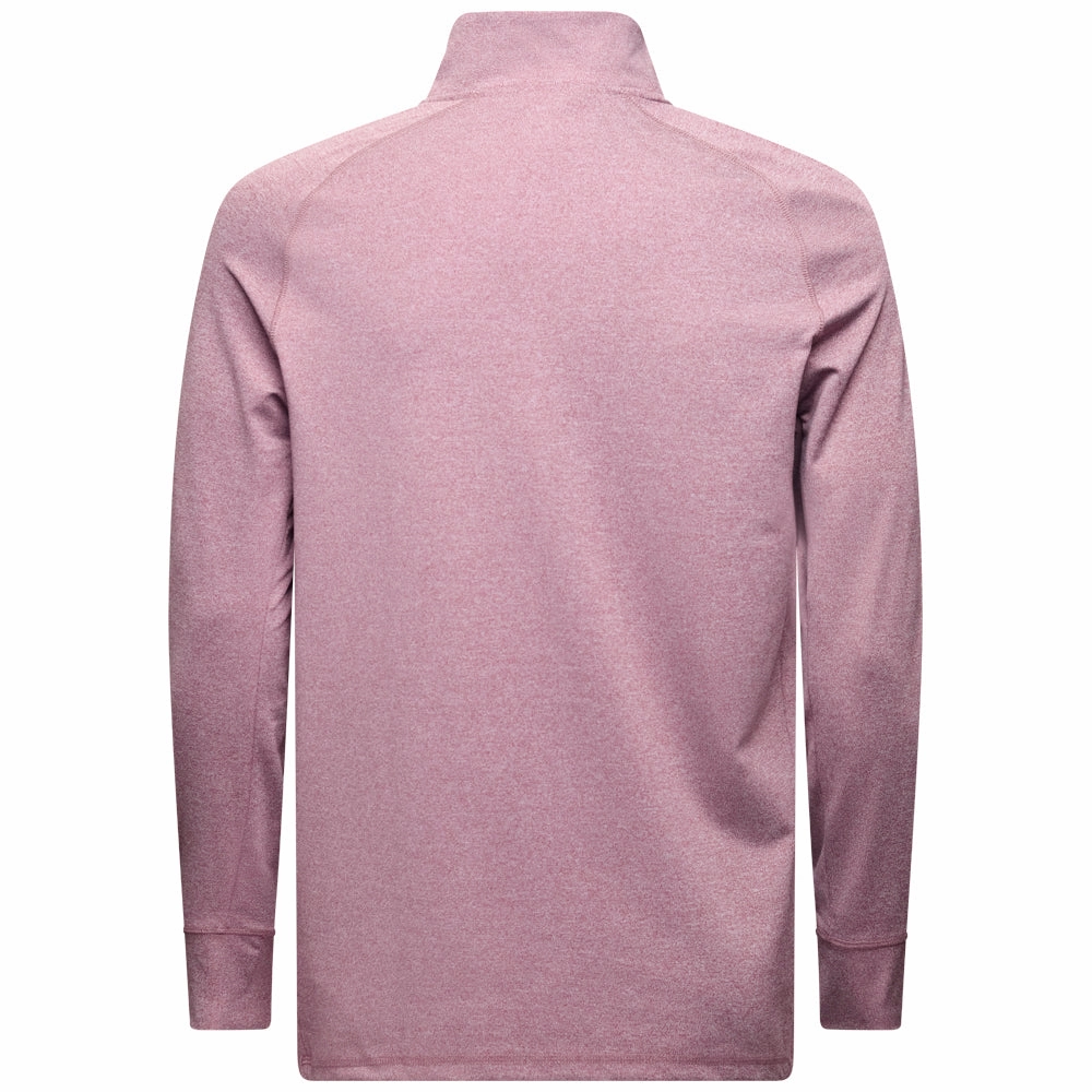 Mizuno Melange 1/4 Zip Pullover - Burgundy Concert wear