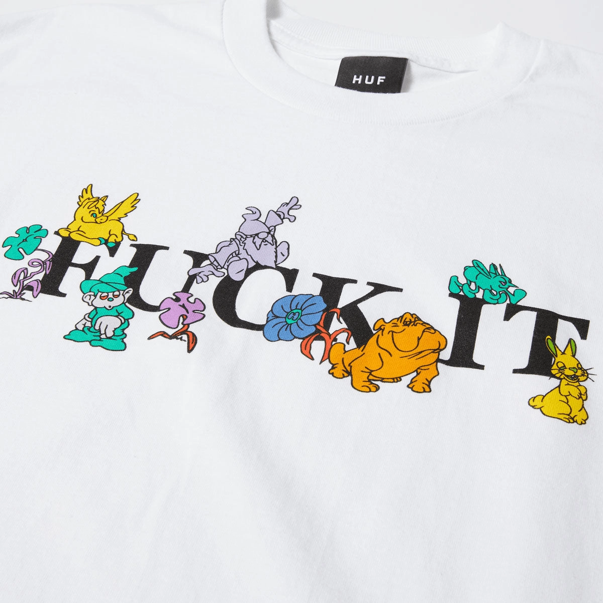 HUF Trip T-Shirt - White Trendy Comfort