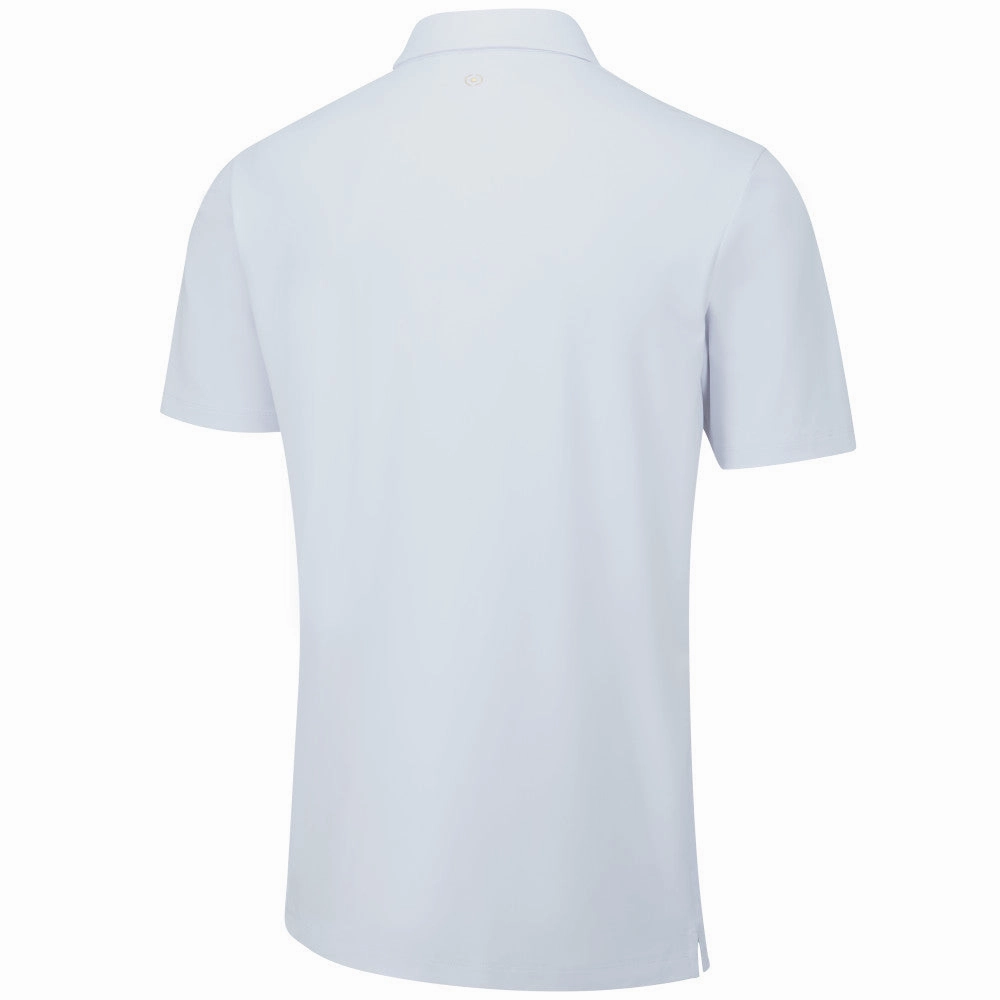 Ping Gold Putter Polo Shirt - White Hygroscopic Fiber