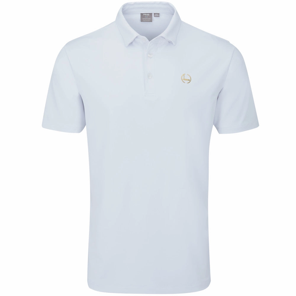Ping Gold Putter Polo Shirt - White VintageWash