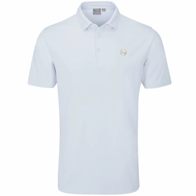 Ping Gold Putter Polo Shirt - White VintageWash