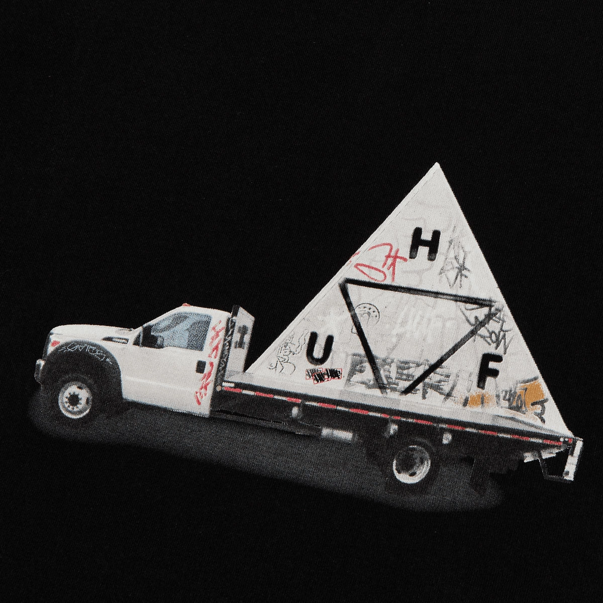 HUF High Clearance T-Shirt - Black MinimalistDesign