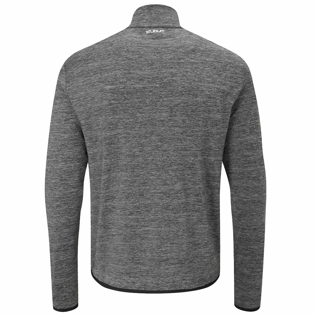 Stuburt Avalanche 1/2 Zip Pullover - Onyx Marl tribal print