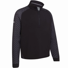 product floral delicacy Callaway 1/4 Zip Odyssey Blocked Pullover - Caviar
