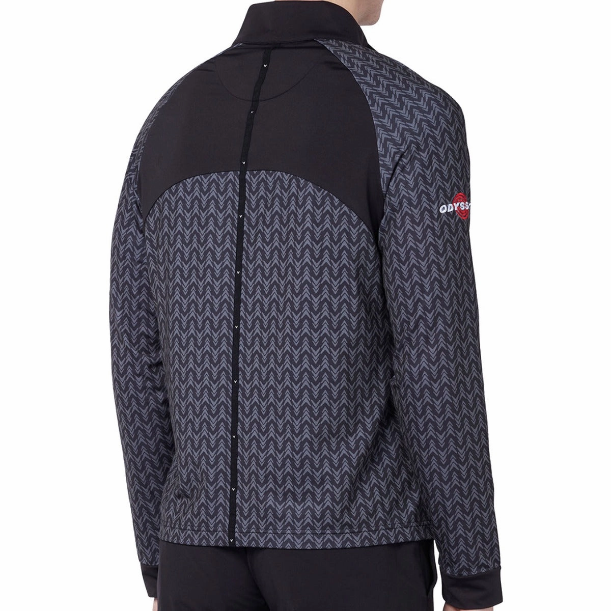 Cozy Hoodie Callaway 1/4 Zip Odyssey Blocked Pullover - Caviar