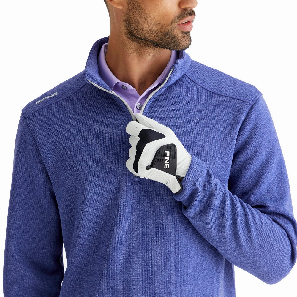 Trend Focus perfect for anniversaries Ping Ramsey 1/2 Zip Mid Layer - Twilight Marl