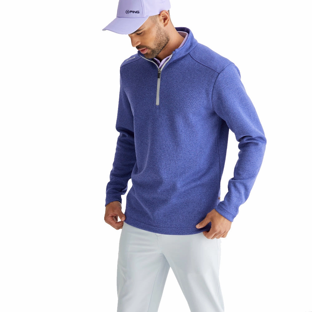 Ping Ramsey 1/2 Zip Mid Layer - Twilight Marl product terry cloth absorbency Outdoor Hoodie