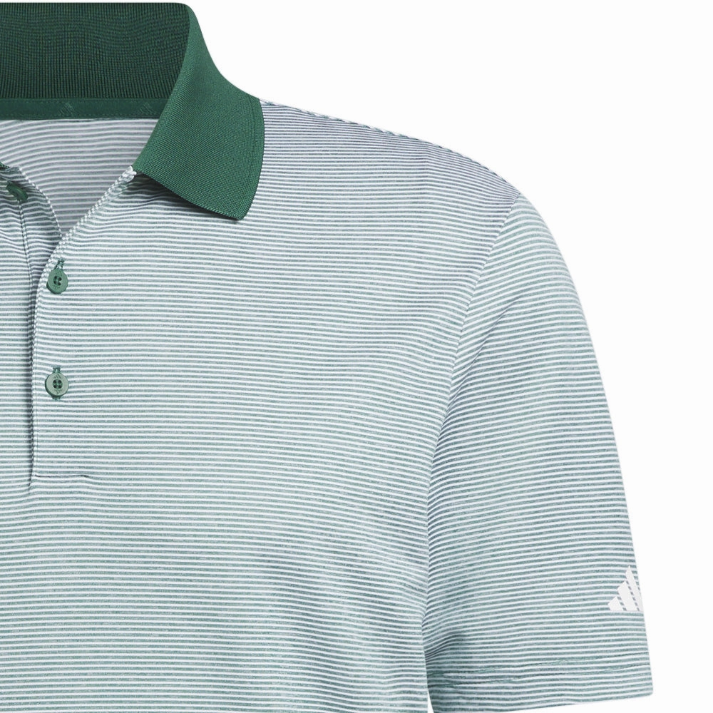 adidas Ottoman Polo Shirt - Collegiate Green/White Active Outfit Style